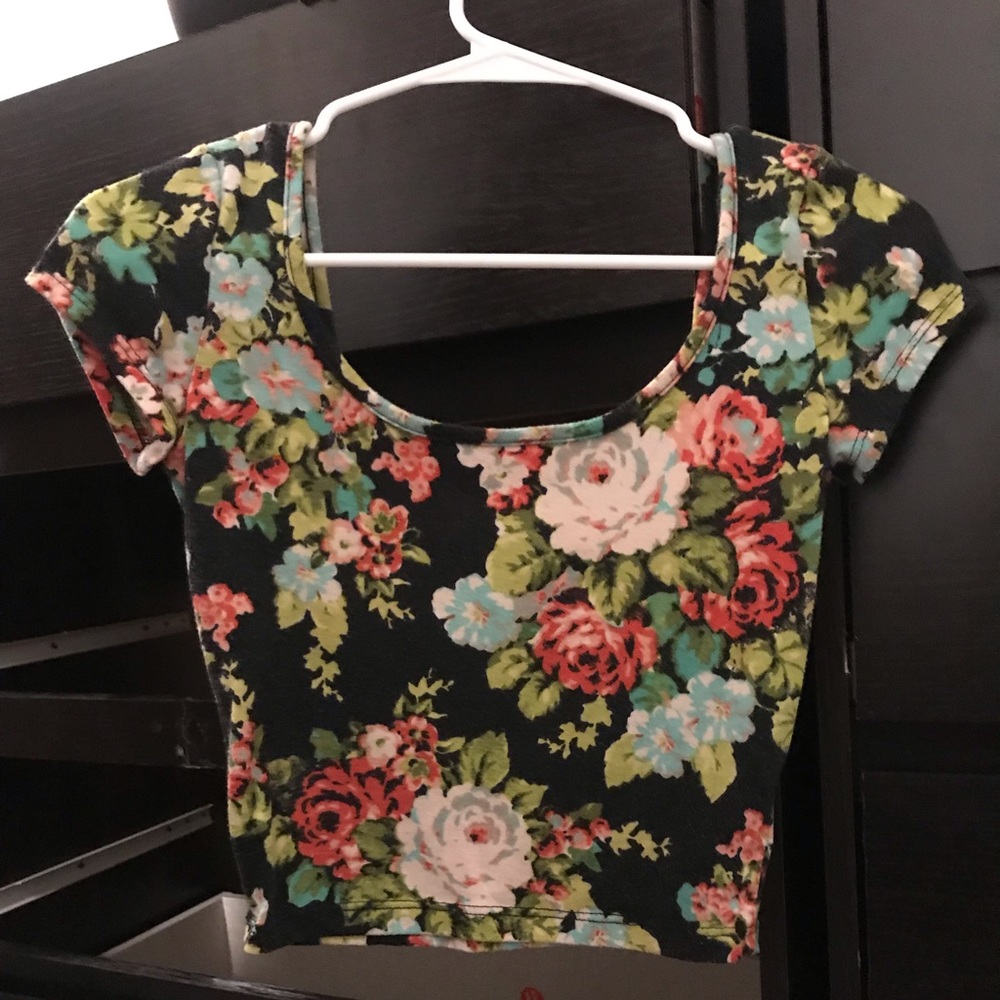 Flower Crop Top